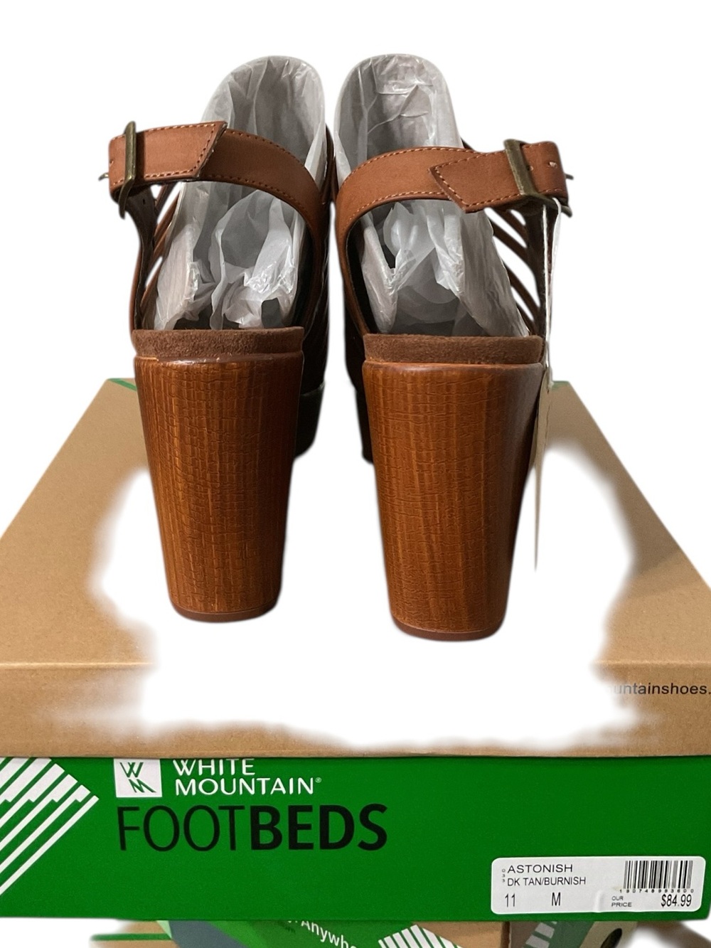 White Mountain “Astonish” Woven Platform Sandals RT $85 - Picture 6 of 9